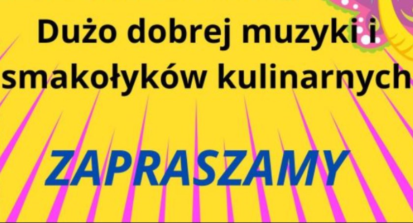 Zdjęcie z fragmentem plakatu promującego imprezę w Zelwie