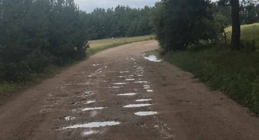 Zdjęcie drogi w kierunku na Kapciamiestis