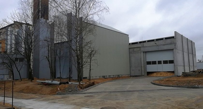 Zdjęcie zmodernizowanej kotłowni SM w Sejnach