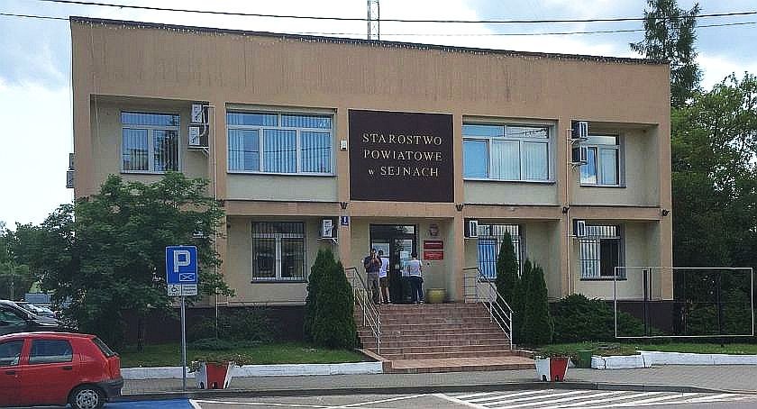 Zdjęcie budynku Starostwa Powiatu w Sejnach