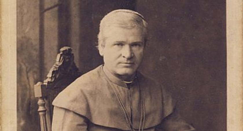 Fragment zdjęcia portretowego biskupa Baranauskasa