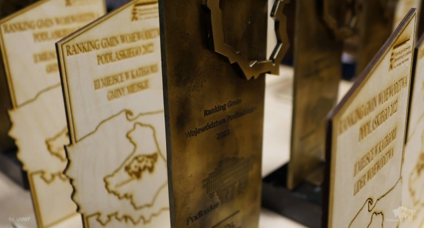 Zdjęcie statuetek wręczanych zwycięskim uczestnikom rankingu
