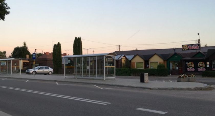 Zdjęcie przystanku na ul. Parkowej w Sejnach