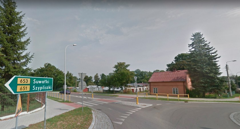 Zdjęcie styku ul. Łąkowej i Konarskiego
