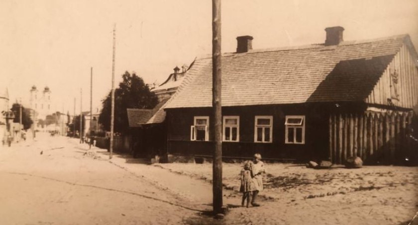 Zdjęcie archiwalne ul. Piłsudskiego w Sejnach