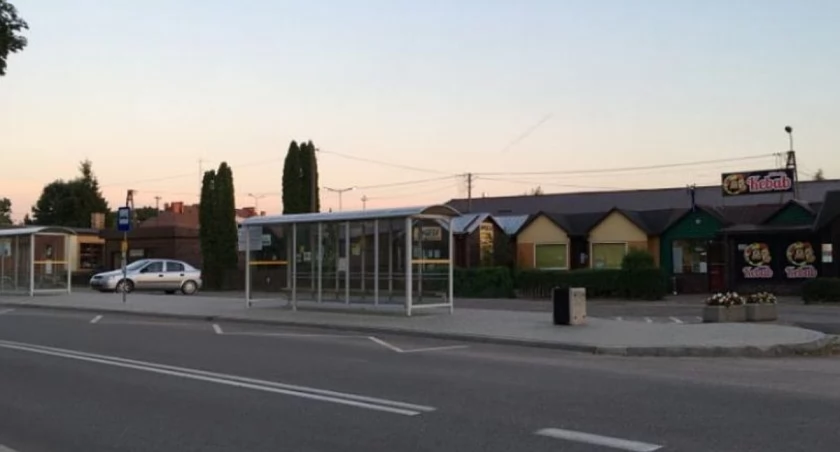 Zdjęcie przystanku na ul. Parkowej w Sejnach