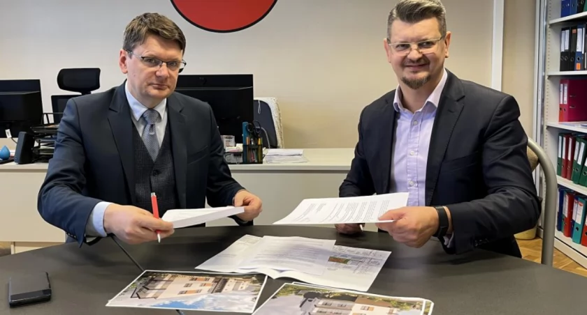 Wizualizacja budynku mieszkalnego przy ul. Grodzińskiego