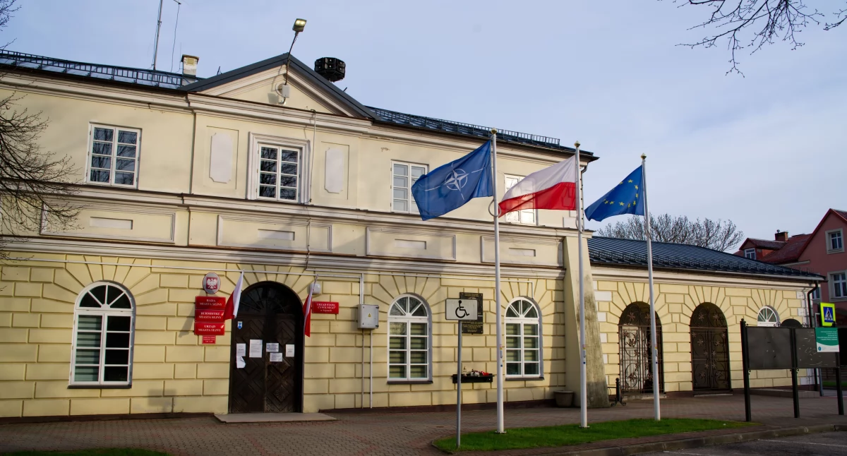 Zdjęcie ratusza sejneńskiego M. Pawlukiewicz