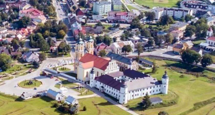 Zdjęcie Sejn z lotu ptaka, archiwalne