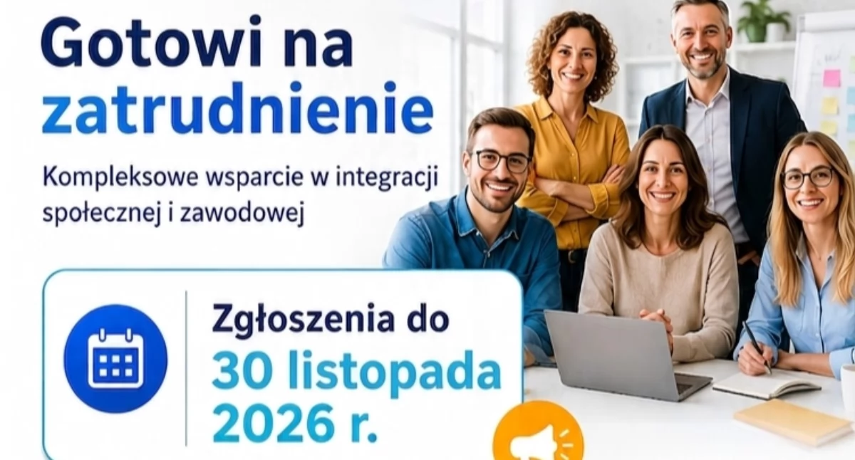 Fragment plakatu promującego projekt Zdobądź nowe kwalifikacje i zwiększ swoje szanse na zatrudnienie!