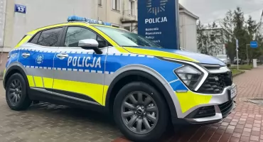 Nowy radiowóz sejneńskiej Policji 