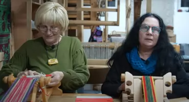 Mistrzyni i uczennica - krajka litewska