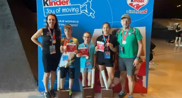 Trójka z SAS Sejny w MP KINDER Joy of moving