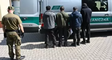 Czterej migranci przeszli przez zieloną granicę