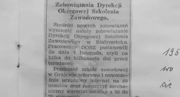 Jak rosły warsztaty nauki zawodu w Sejnach