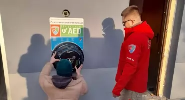 Defilbrylator dla OSP Berżniki