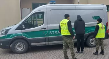 Przejechał przez punkt kontrolny w Burbiszkach